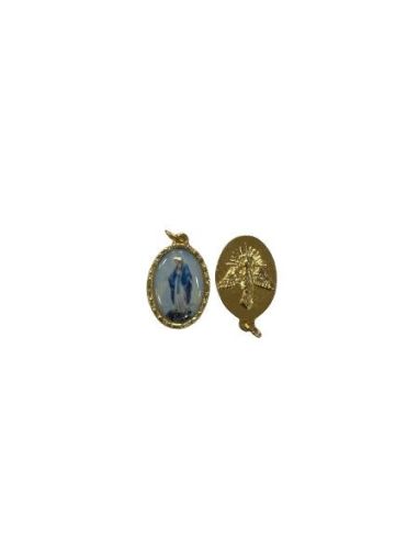 Medalla Metal Dorada 22Mm Milagrosa