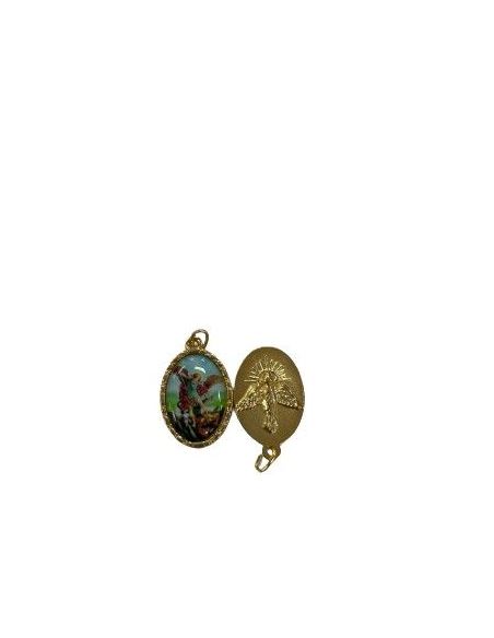 Medalla Metal Dorada 22Mm San Miguel