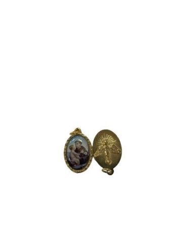 Medalla Metal Dorada 22Mm San Antonio