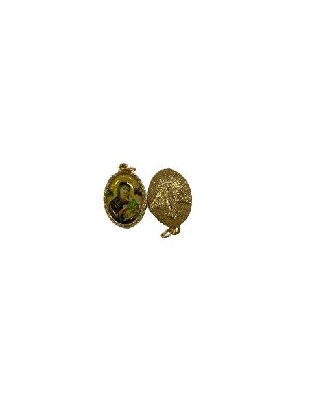 Medalla Metal Dorada 22Mm Perpetuo Socorro