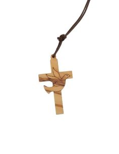 Cruz Olivo C/Cordon 4,5Cm Paloma