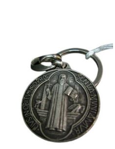 Llavero Metal Medalla San Benito