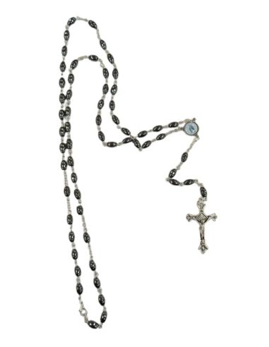 Rosario hematites oval milagrosa