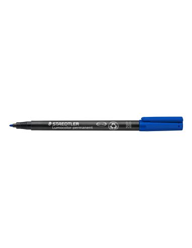 Rotulador Staedtler Lumocolor Retroproyeccion Punta De Fibrapermanente 317-3 Azul Punta Media Redonda 0.8-1 Mm