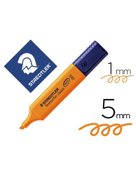 Rotulador Staedtler Textsurfer Classic 364 Fluorescente Naranja