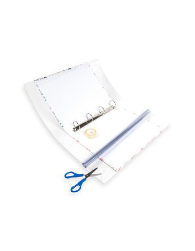 Rollo Plastico Forralibros Liderpapel 0,45X2 Mt 70 Mc