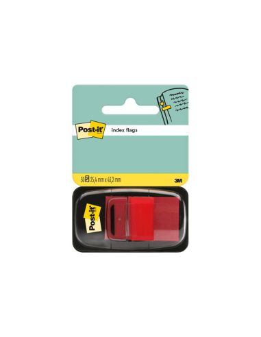 Banderitas Separadoras 680-1 Roja Dispensador De 50 Unidades