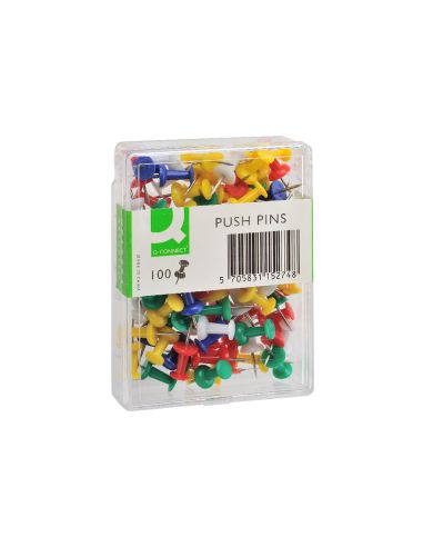 Señalizador De Planos Q-Connect Caja De 100 Unidades Colores Surtidos