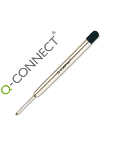 Recambio Negro Boligrafo Q-Connect Tipo Parker Negro