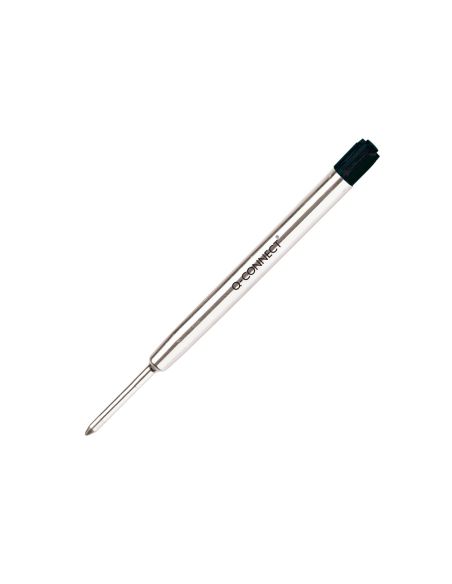 Recambio Negro Boligrafo Q-Connect Tipo Parker Negro