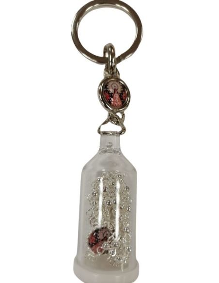 Llavero Botella C/Rosario Metal Virgen Del Pilar