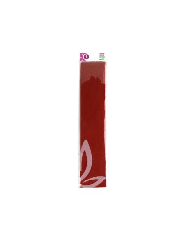 Papel Crespon Liderpapel 50 Cm X 2.5M 34G/M2 Rojo