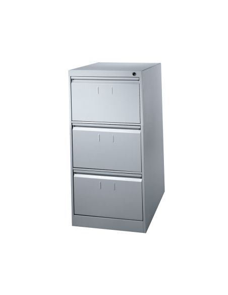 Fichero Cajones De Suelo Metalico De 3 Cajones 101 Alto,65 Prof. 47,5 Ancho Color Gris N.1375