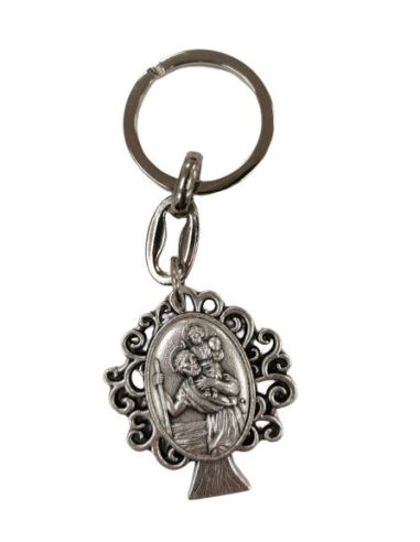 Llavero Metal Arbol Vida 40Mm San Cristobal
