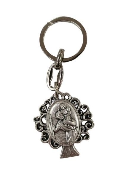Llavero Metal Arbol Vida 40Mm San Cristobal
