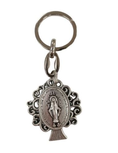 Llavero Metal Arbol Vida 40Mm Milagrosa