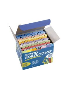 Tiza Color Antipolvo Robercolor Caja De 100 Unidades Colores Surtidos 2