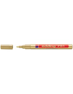 Rotulador Oro Edding Punta Fibra 751 Punta Redonda 1-2 Mm 2