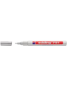 Rotulador Plata Edding Punta Fibra 751 Punta Redonda 1-2 Mm 2