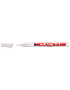Rotulador Blanco Edding Punta Fibra 751 Punta Redonda 1-2 Mm 2