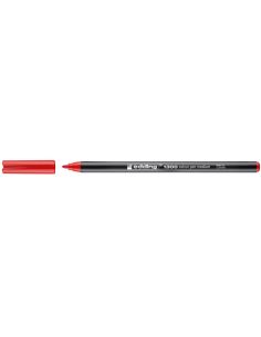 Rotulador Rojo  Edding Punta Fibra 1300 Punta Redonda 2 Mm 2