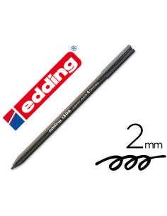 Rotulador Negro Edding Punta Fibra 1300 Punta Redonda 2 Mm
