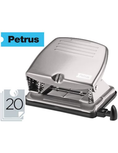 Taladrador Petrus 65 C Cromado Capacidad 20 Hojas