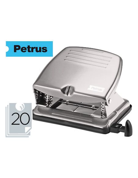 Taladrador Petrus 65 C Cromado Capacidad 20 Hojas