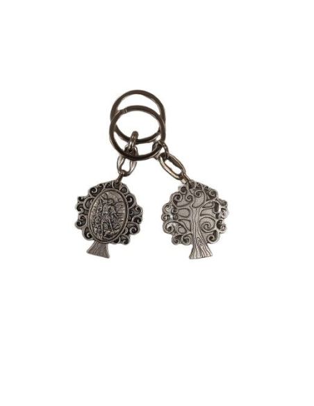 Llavero Metal Arbol Vida 40Mm San Miguel