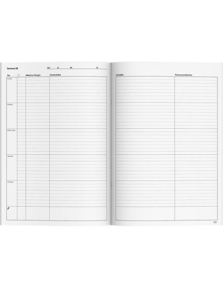 Cuaderno Memo-Notas Additio A4 Evaluacion Continua Mas Planificacion Semanal Del Curso