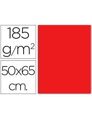 Cartulina Guarro Roja 50X65 Cm 185 Gr