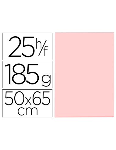 Cartulina Guarro Rosa 50X65 Cm 185 Gr
