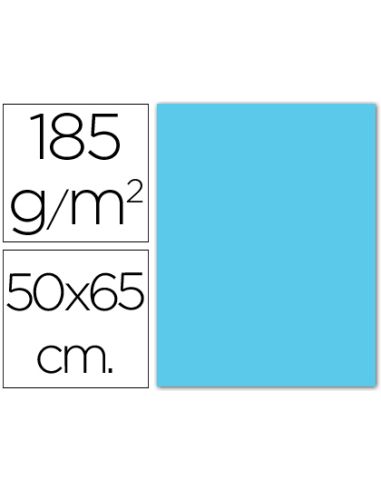 Cartulina Guarro Azul Cielo 50X65 Cm 185 Gr