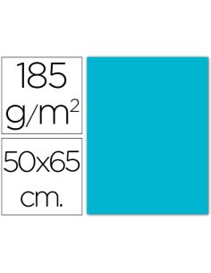 Cartulina Guarro Azul Turquesa 50X65 Cm 185 Gr