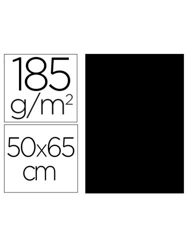 Cartulina Guarro Negra 50X65 Cm 185 Gr