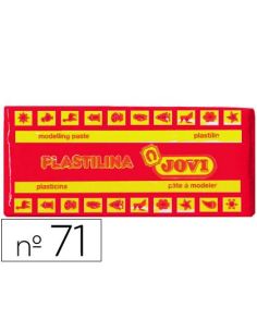 Plastilina Jovi 71 Rojo Unidad Tamaño Mediano