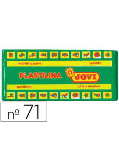 Plastilina Jovi 71 Verde Claro Unidad Tamaño Mediano