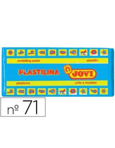 Plastilina Jovi 71 Azul Claro Unidad Tamaño Mediano