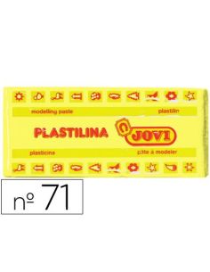 Plastilina Jovi 71 Amarillo Claro Unidad Tamaño Mediano