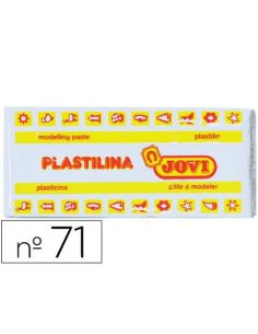 Plastilina Jovi 71 Blanco Unidad Tamaño Mediano