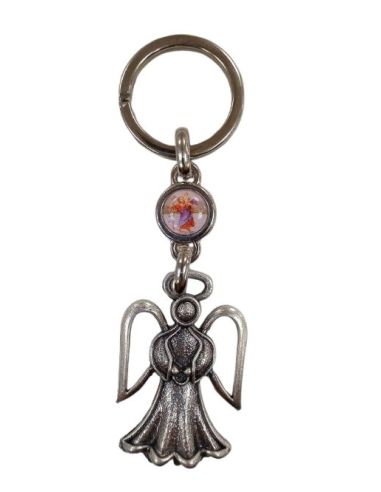 Llavero Metal Silueta Angel San Cristobal