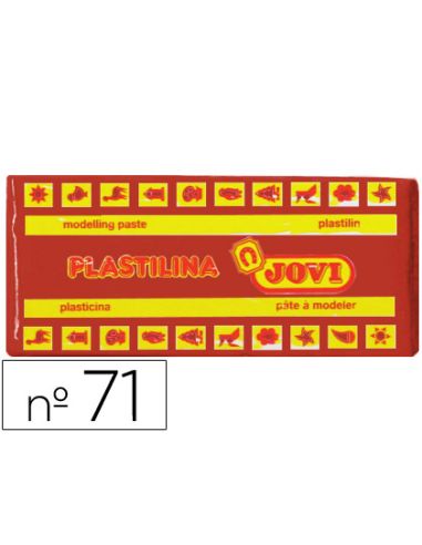 Plastilina Jovi 71 Marron Unidad Tamaño Mediano