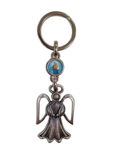 Llavero Metal Silueta Angel Maria Auxiliadora