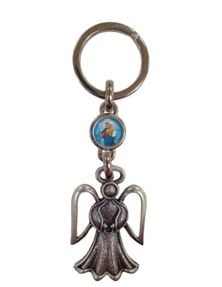 Llavero Metal Silueta Angel Maria Auxiliadora