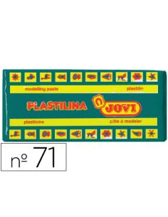 Plastilina Jovi 71 Verde Oscuro Unidad Tamaño Mediano