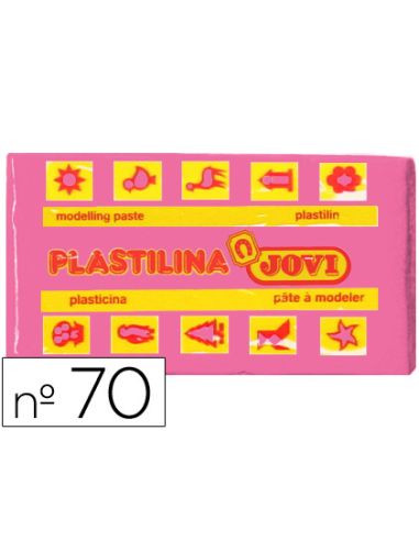 Plastilina Jovi 70 Rosa Unidad Tamaño Pequeño