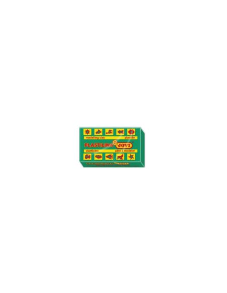 Plastilina Jovi 70 Verde Oscuro Unidad Tamaño Pequeño