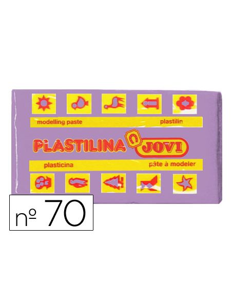 Plastilina Jovi 70 Lila Unidad Tamaño Pequeño
