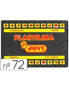 Plastilina Jovi 72 Negro Unidad Tamaño Grande