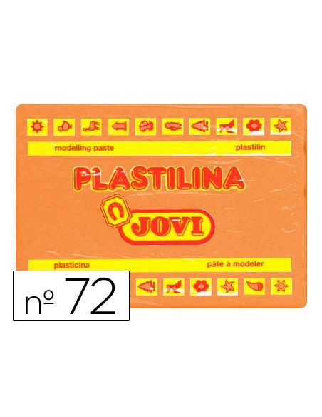 Plastilina Jovi 72 Naranja Unidad Tamaño Grande|Libreriasalesiana